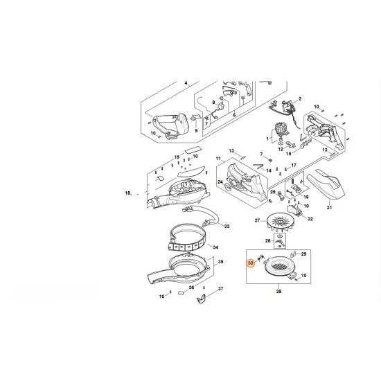 STIHL   Sprężyna ramieniowa 0000 998 0624